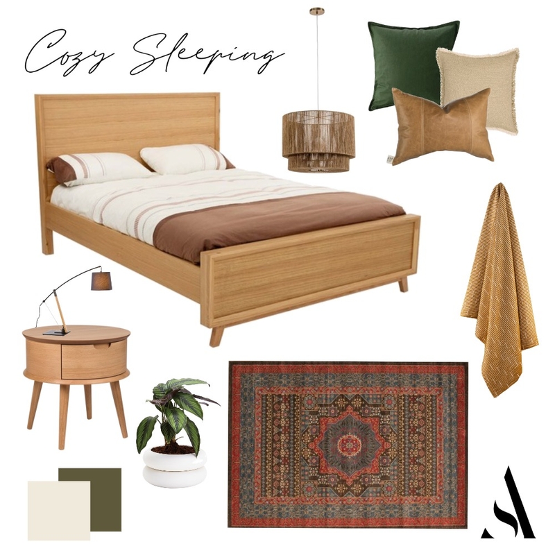 Cozy Sleeping Mood Board by Amelia Strachan Interiors on Style Sourcebook