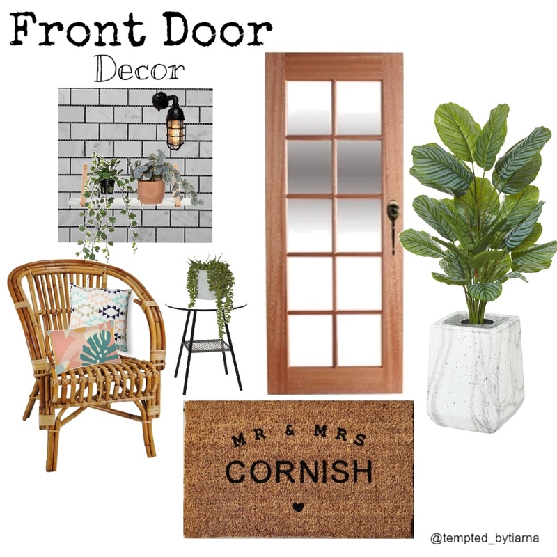 Tempted Front Door (Mr & Mrs) Mood Board by Tempted By Tiarna on Style Sourcebook
