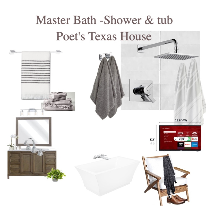 Buckingham - Master Bathroom - Shower and Tub Mood Board by Bass and Wade Home Interior Solutions on Style Sourcebook