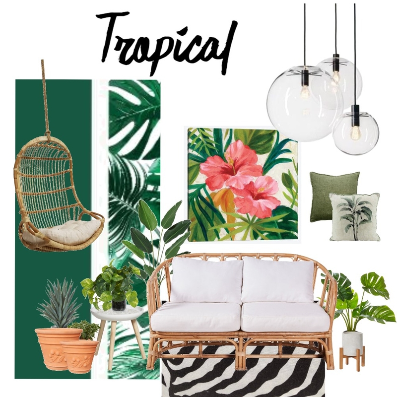 Tropical Mood Board by Gia123 on Style Sourcebook