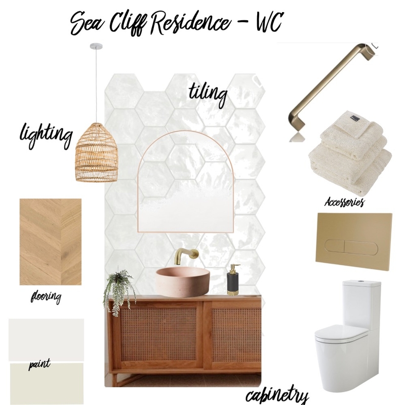 Sea Cliff Residence - WC Mood Board by melle on Style Sourcebook