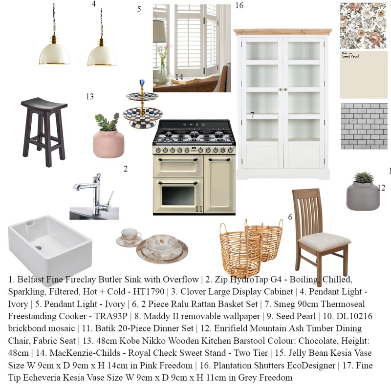 Country Kitchen Mood Board by Trish on Style Sourcebook