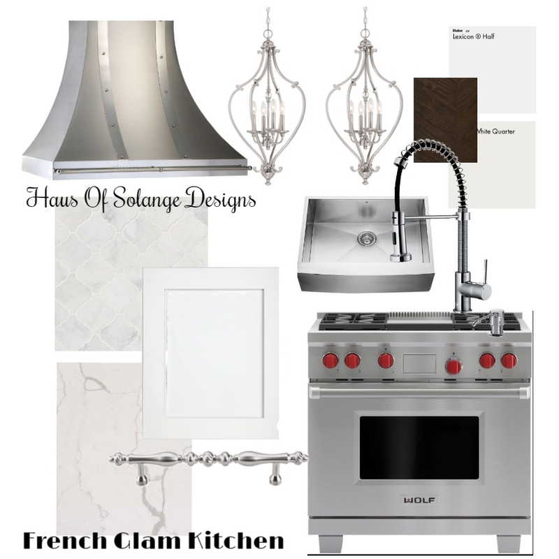 French Glam Kitchen Mood Board by solange1992 on Style Sourcebook