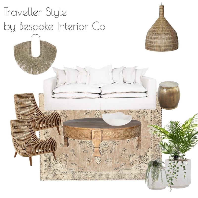 Traveller Style Boho Mood Board by Bespoke by Emporium Design on Style Sourcebook
