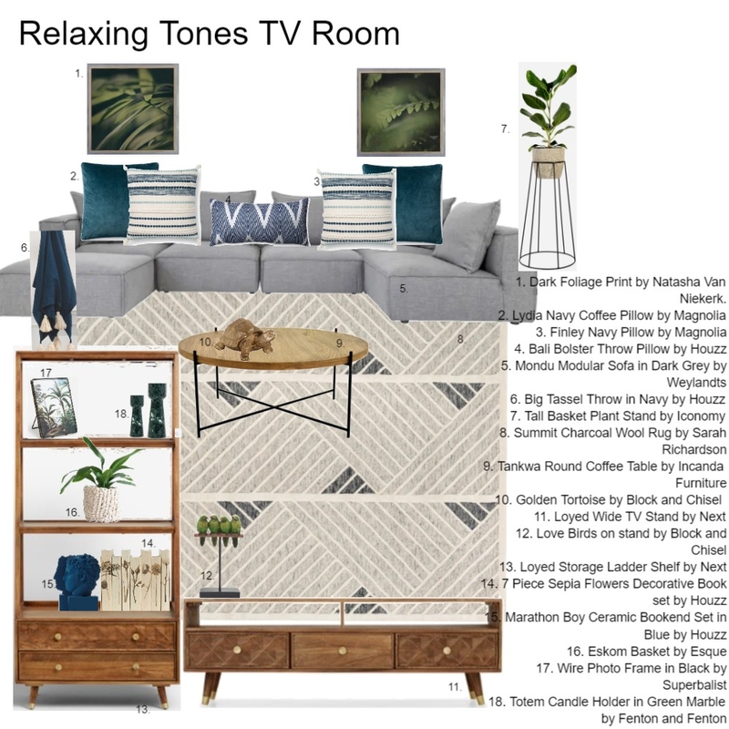 TV Room Edit Mood Board by NadiaHodgins on Style Sourcebook