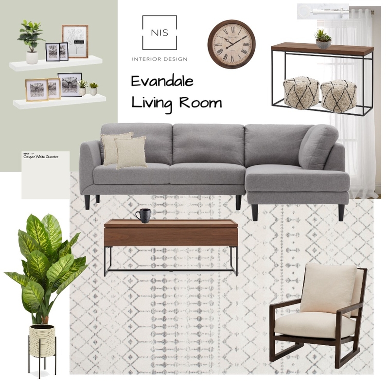 Evandale Living Room (final) Mood Board by undefined on Style Sourcebook