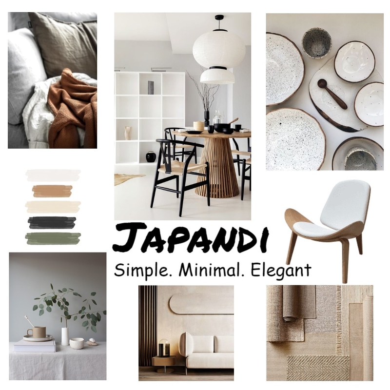 Japandi Mood Board Mood Board by BeccaHepburn on Style Sourcebook