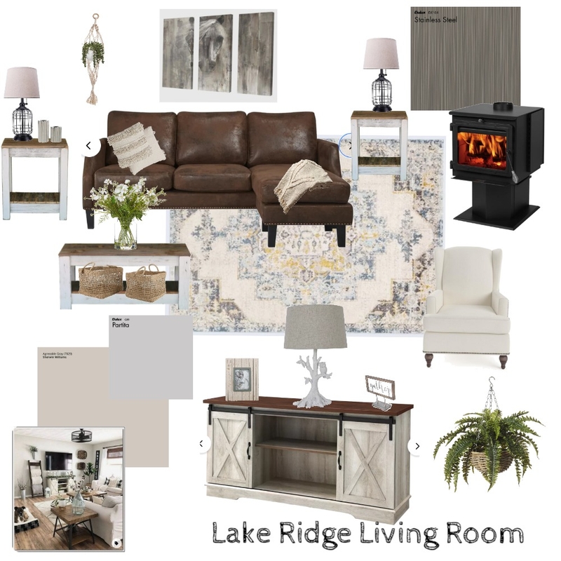 Lake Ridge Living Room Mood Board by Repurposed Interiors on Style Sourcebook