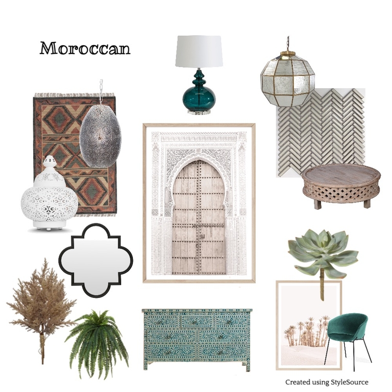 Moroccan Mood Board by Ceilidh on Style Sourcebook