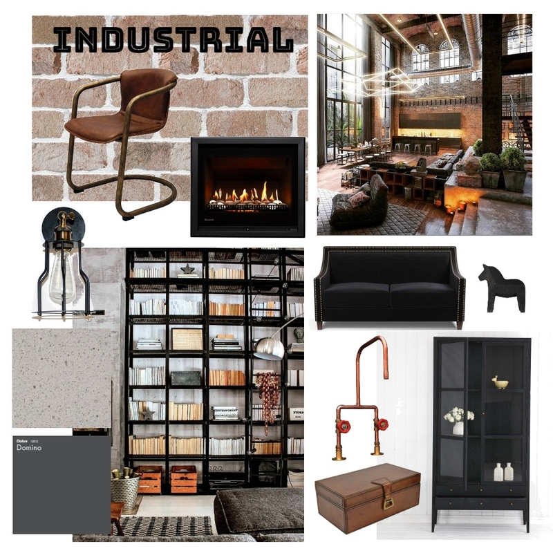 Industrial Mood Board by RelmResidential on Style Sourcebook