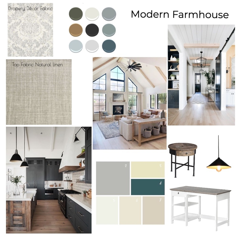Modern Farmhouse Mood Board by tamara13 on Style Sourcebook