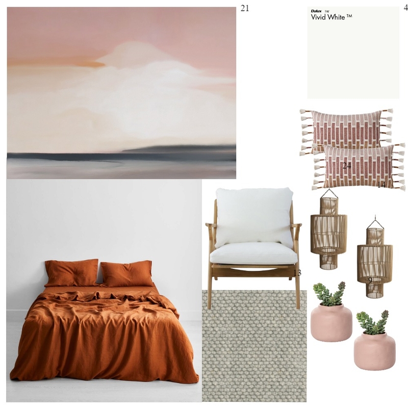 Bedroom Mood Board by suemwest on Style Sourcebook