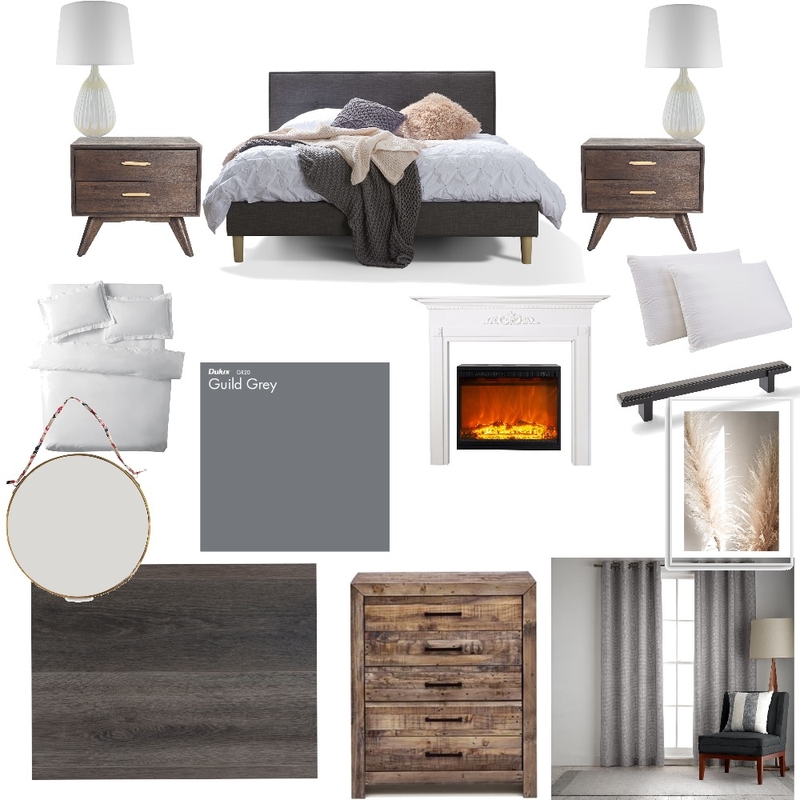 Rustic Bedroom Mood Board by RuskaB on Style Sourcebook