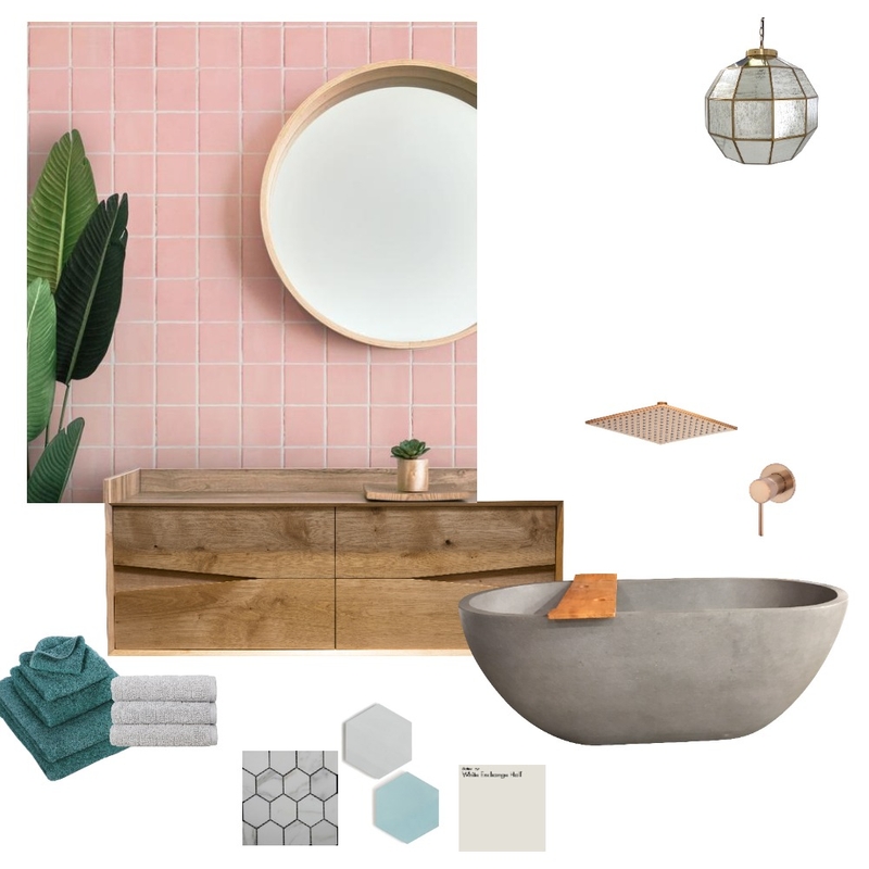 Blushing Bathroom Mood Board by Sarariley on Style Sourcebook