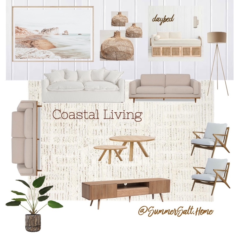 Coastal Living Mood Board by SummerSalt Home on Style Sourcebook