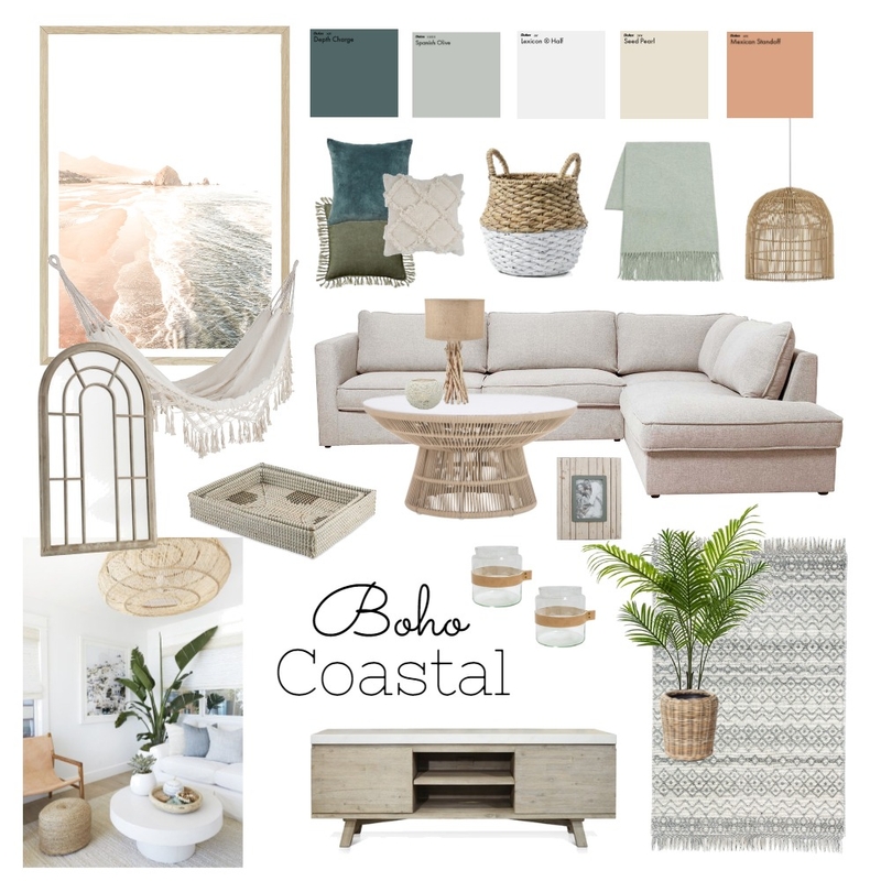 Boho Coastal Mood Board by jess.wood28 on Style Sourcebook