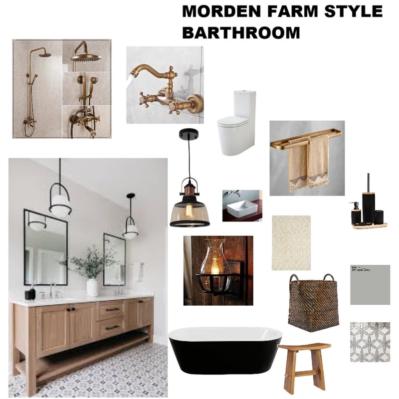 morden farm style bathroom Mood Board by Charido on Style Sourcebook