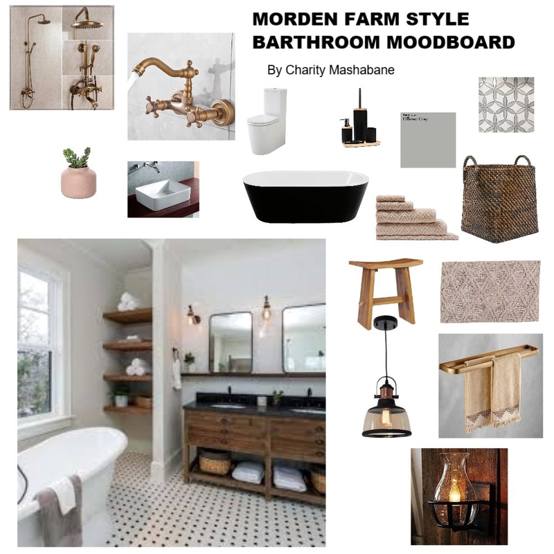 morden farmhouse bathroom Mood Board by Charido on Style Sourcebook