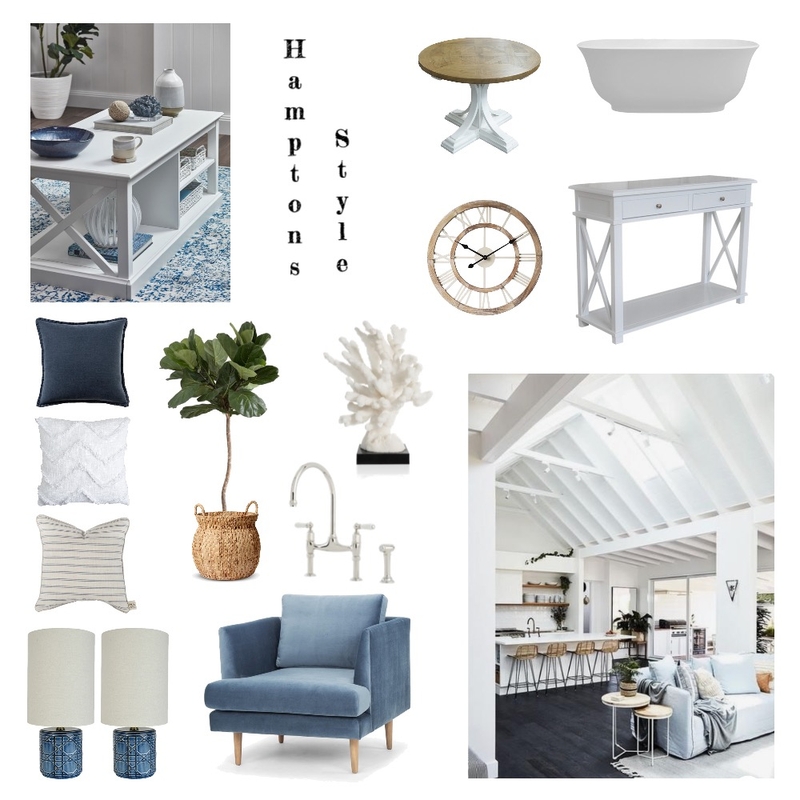 Hamptons Mood Mood Board by Ceilidh on Style Sourcebook