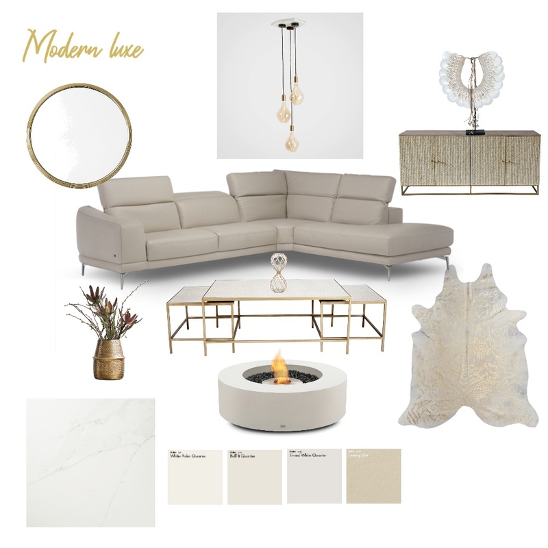 Modern luxe Mood Board by Emma Frohner on Style Sourcebook