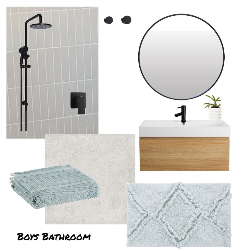 Boys Bathroom Mood Board by the.boehms.are.building on Style Sourcebook