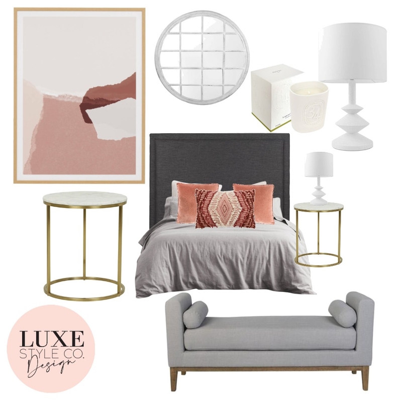 Bedroom Clay serene Mood Board by Luxe Style Co. on Style Sourcebook