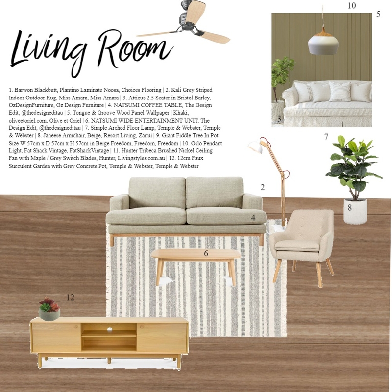 Living Room with Japanese Style Mood Board by yonglongsim on Style Sourcebook