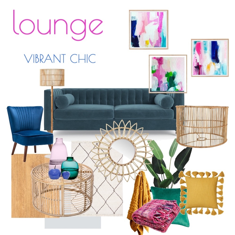 lounge- vibrant chic Mood Board by Arch&Oak Creative on Style Sourcebook
