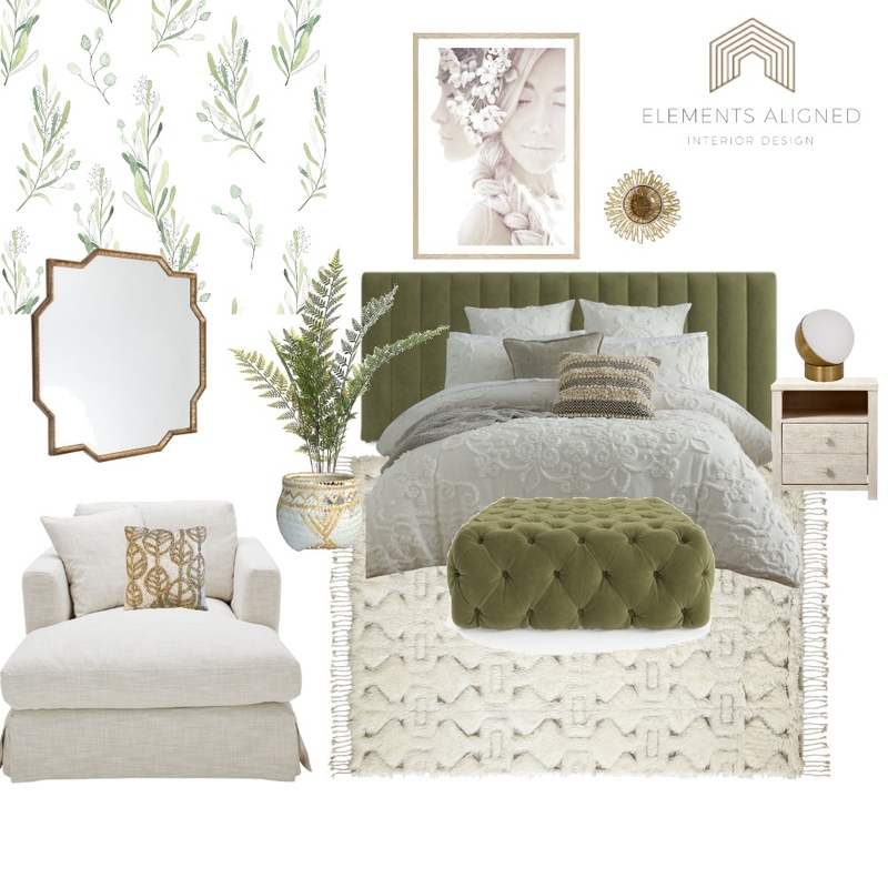 green goddess Mood Board by Elements Aligned Interior Design on Style Sourcebook