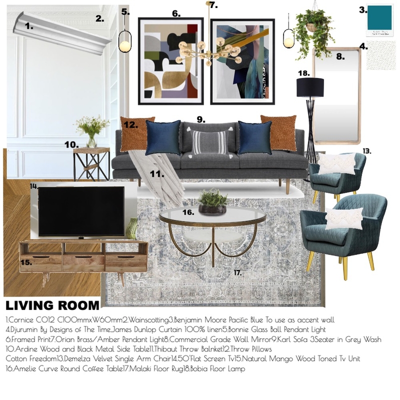 Living room Mood Board by emdickson on Style Sourcebook