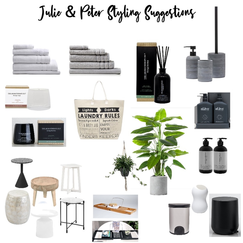 Julie & Peter Styling Suggestions Mood Board by Copper & Tea Design by Lynda Bayada on Style Sourcebook