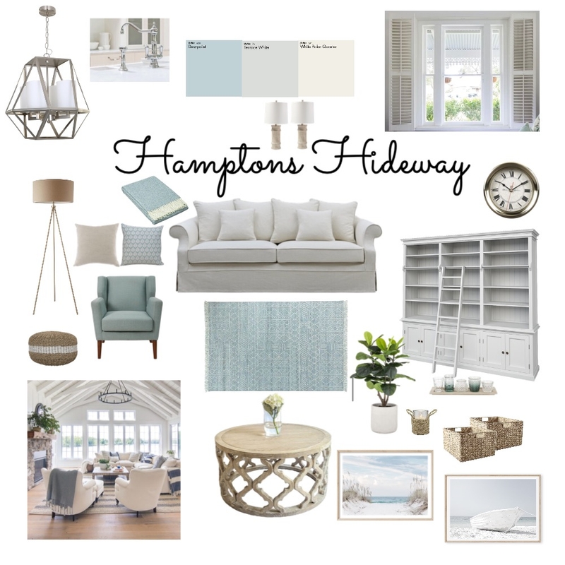 Hamptons Mood Board by Gemma Hollinshead on Style Sourcebook