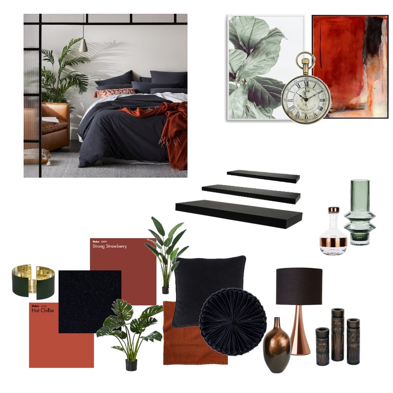 Black Cinder Mood Board by Ariella Goldfinch on Style Sourcebook