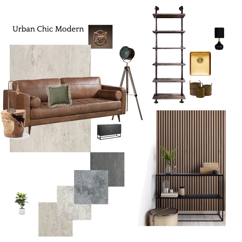 Modern Urban Chic Mood Board by Lauramcleaysmith on Style Sourcebook