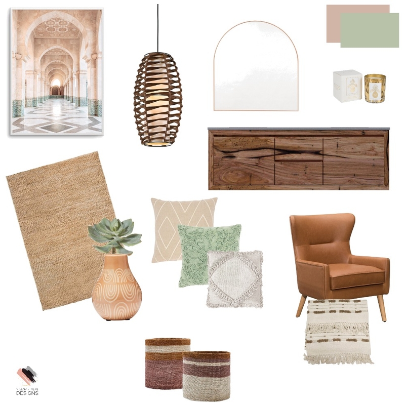 Sedona Love Mood Board by Maegan Perl Designs on Style Sourcebook