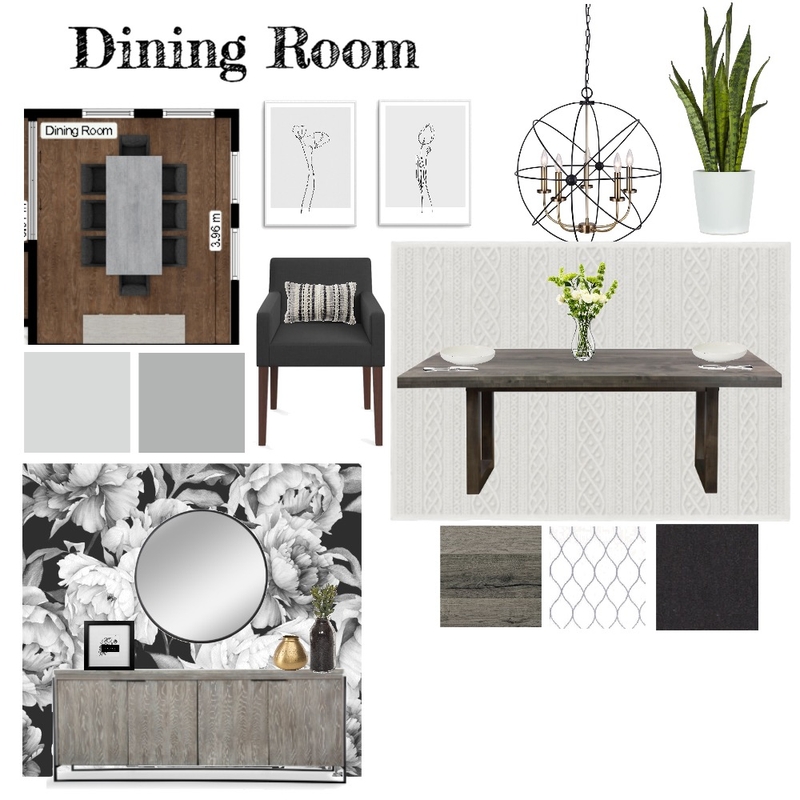 Dining Room Mood Board by ericahayes on Style Sourcebook