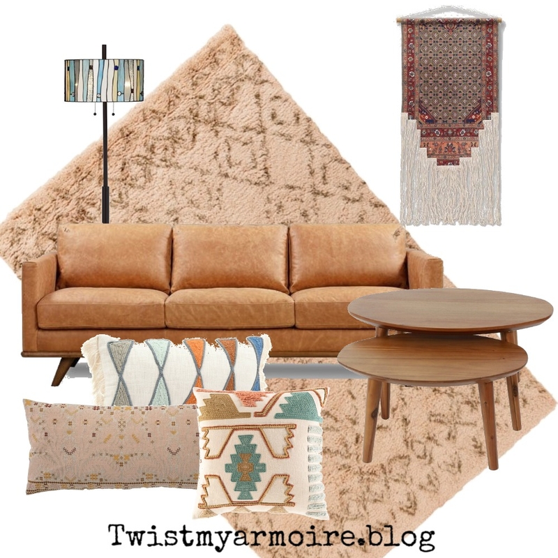 Shag Rug Room Mood Board by Twist My Armoire on Style Sourcebook