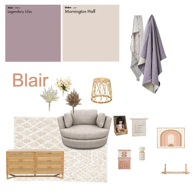 Blair's Room Mood Board by Avonside Home on Style Sourcebook