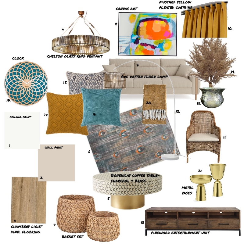 Living Room Mood Board by CamiK on Style Sourcebook