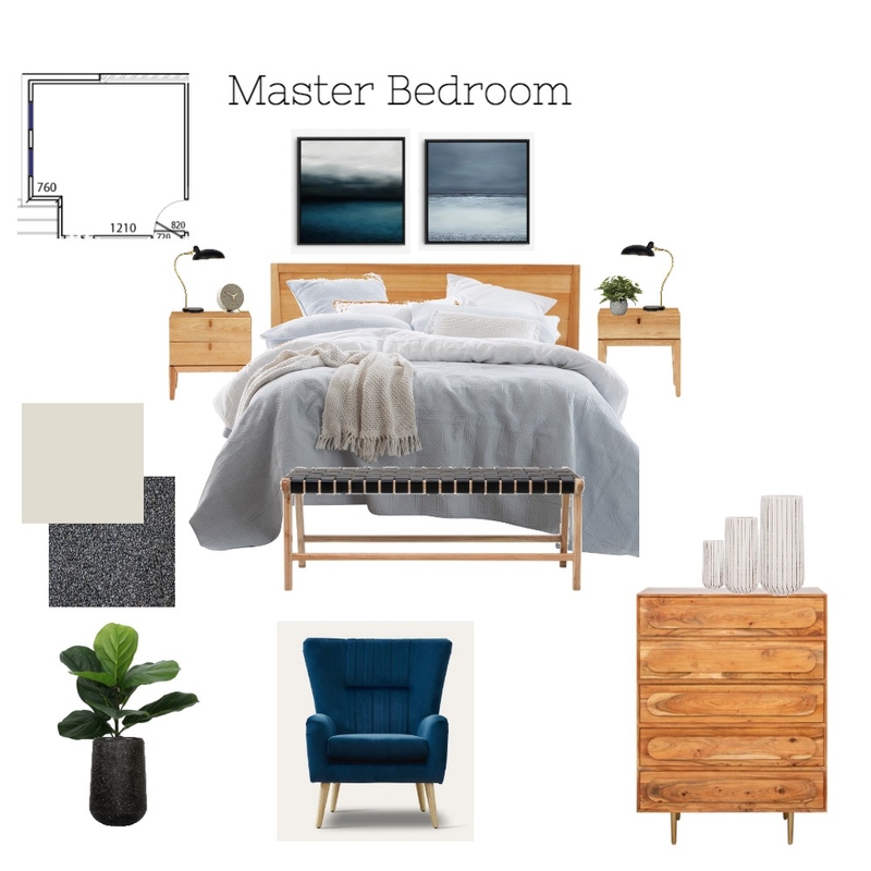 MASTER BEDROOM 2 Mood Board by Organised Design by Carla on Style Sourcebook