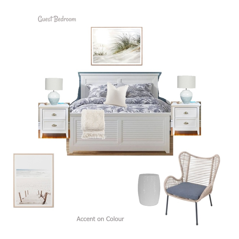 Guest bedroom Mood Board by Accent on Colour on Style Sourcebook