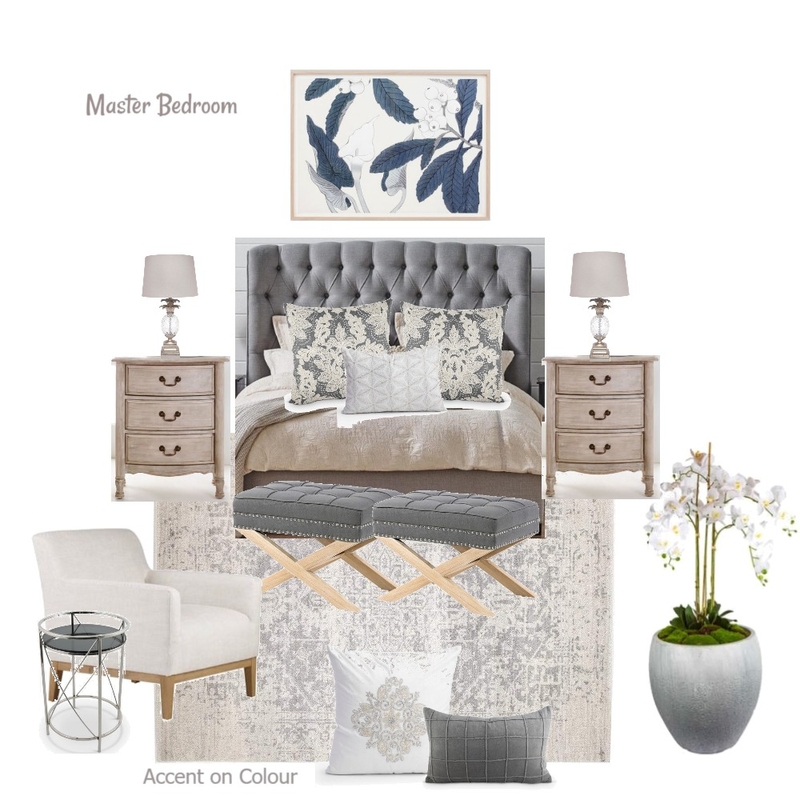 Master Bedroom Mood Board by Accent on Colour on Style Sourcebook