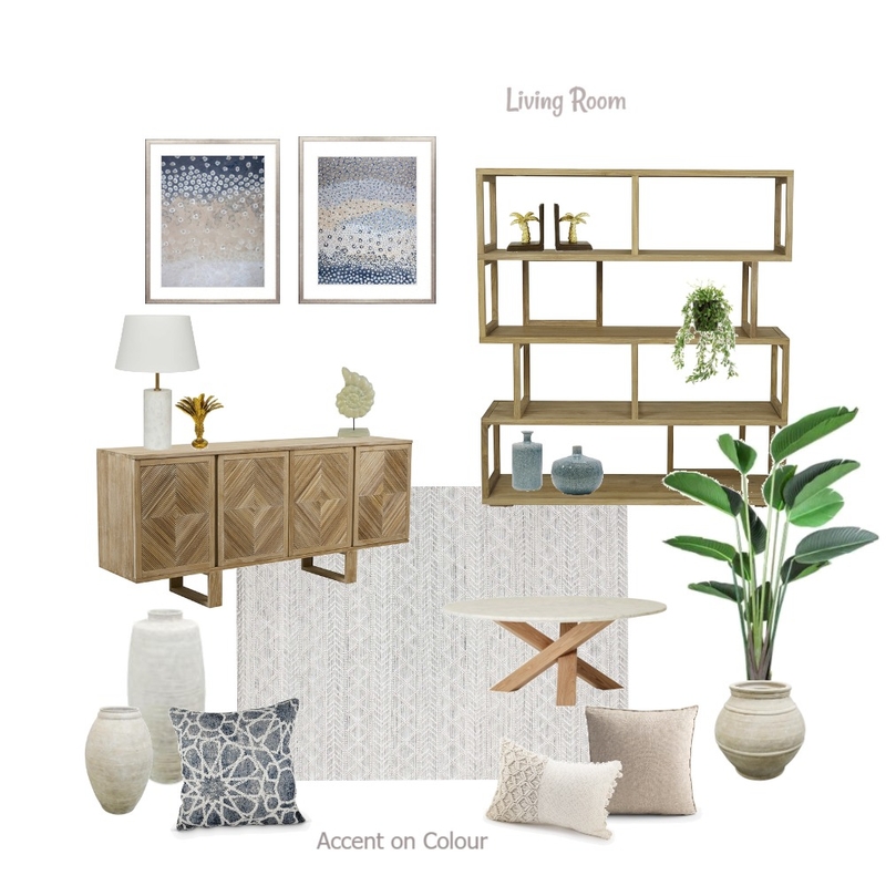 Living Room  - Neutral Mood Board by Accent on Colour on Style Sourcebook