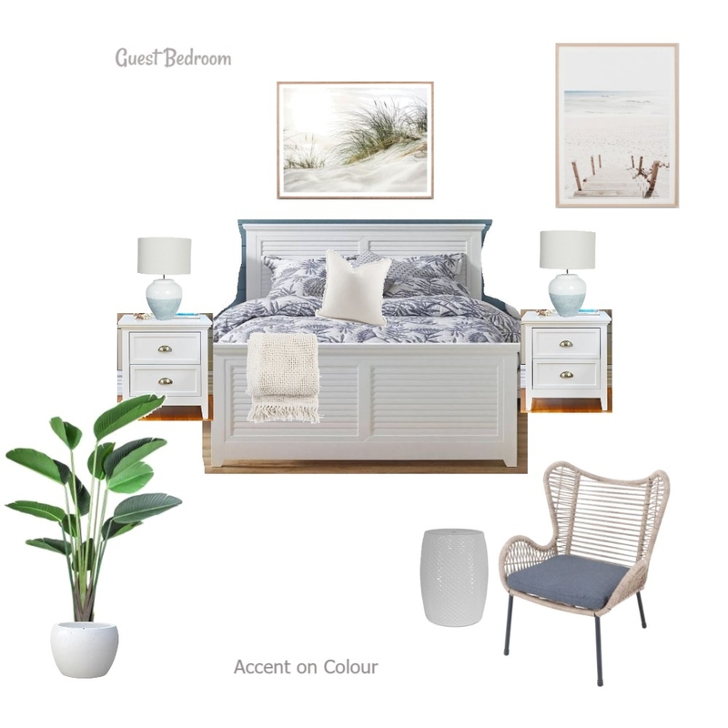 Guest bedroom Mood Board by Accent on Colour on Style Sourcebook