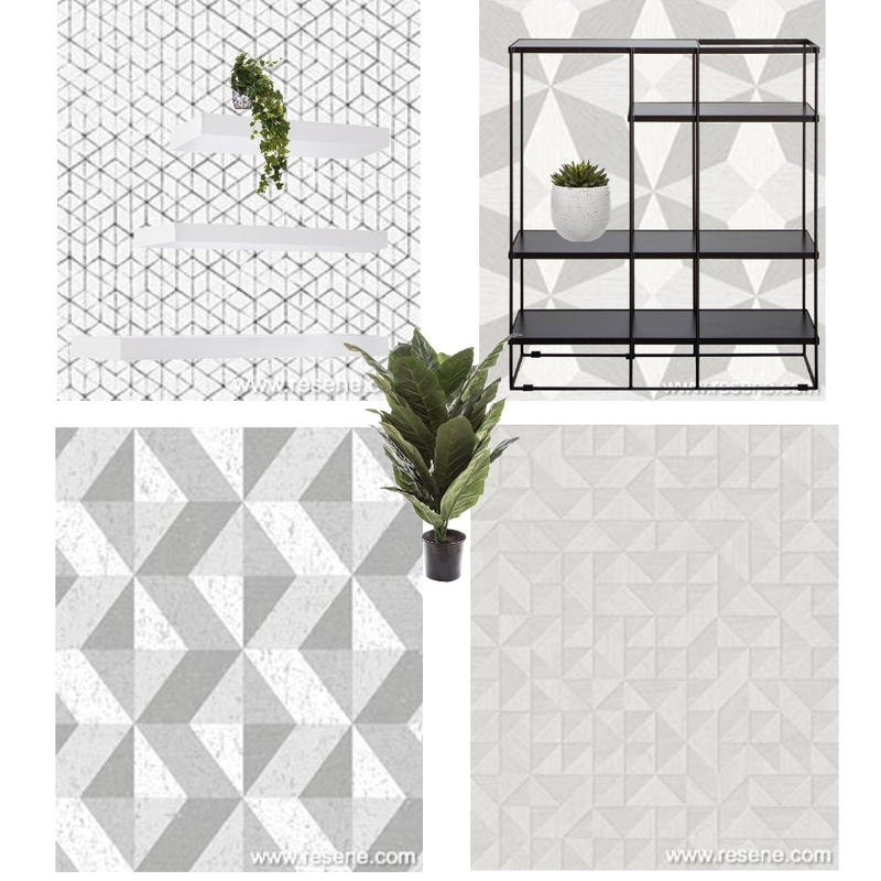 Richard's Office - Wall paper Mood Board by CourtneyRianann on Style Sourcebook