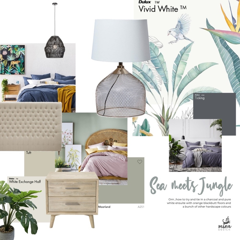 Sea Meets Jungle Mood Board by mlg85 on Style Sourcebook