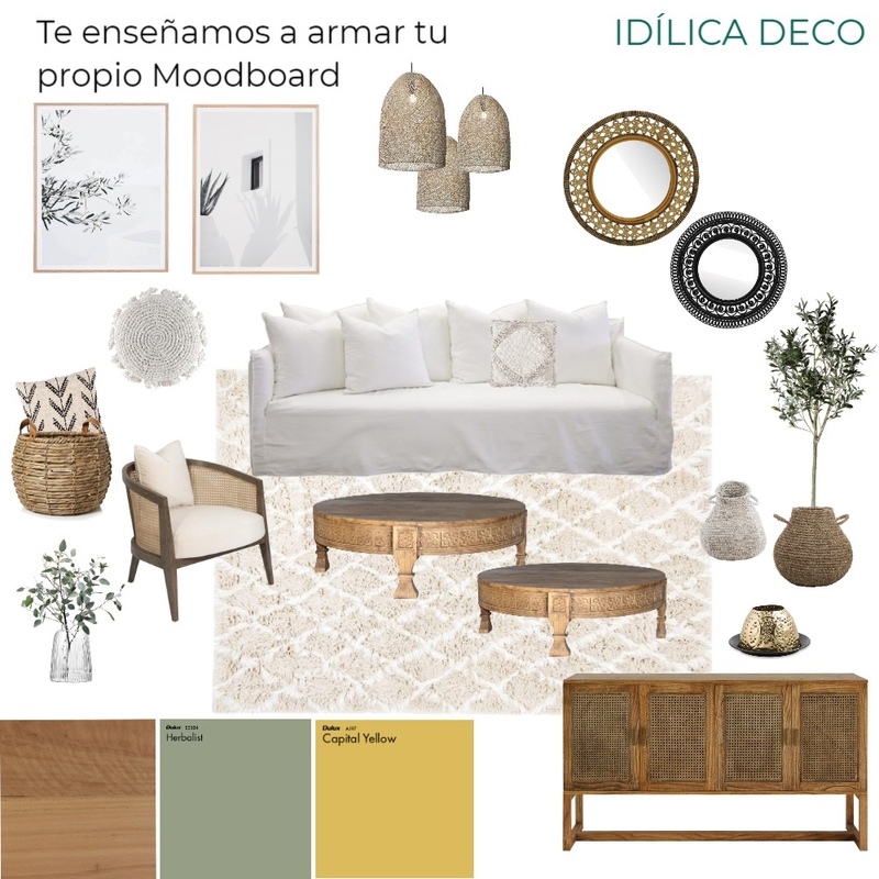 Living Majo Mood Board by idilica on Style Sourcebook