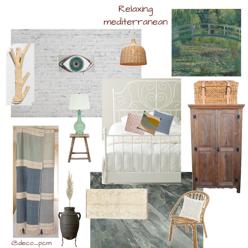 Monet Guest Bedroom Mood Board by deco_pcm on Style Sourcebook