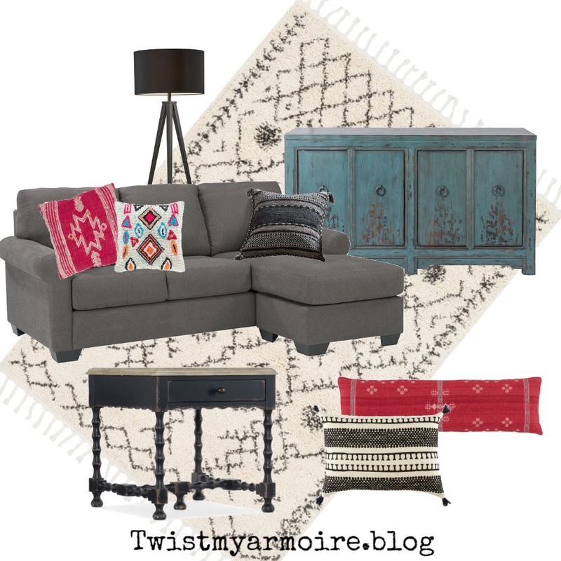 Gray and Color! Mood Board by Twist My Armoire on Style Sourcebook