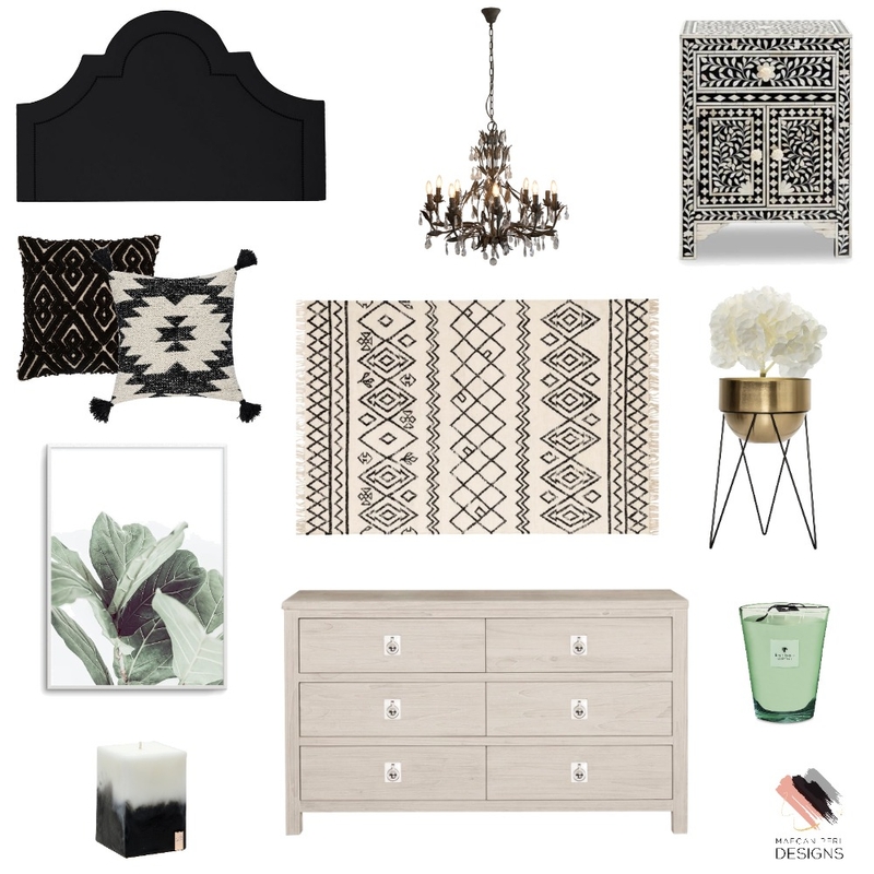 Navajo Black Mood Board by Maegan Perl Designs on Style Sourcebook